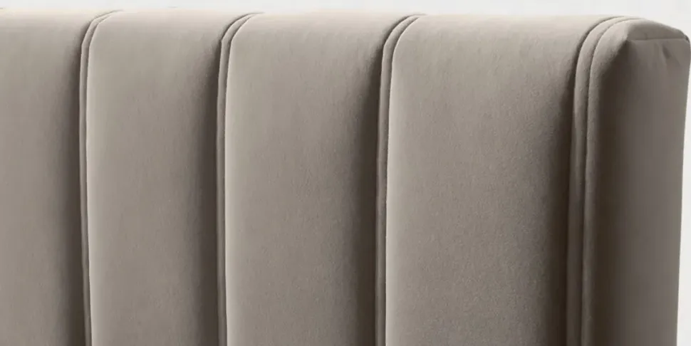 Letto imbottito con giroletto Letto xxl maxi in technonabuk Md work a prezzo ribassato