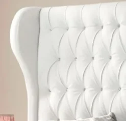 Letto imbottito con giroletto Portofino Md work a prezzo ribassato