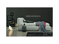 Letto imbottito con giroletto Academy soft Twils a prezzo ribassato