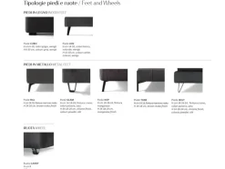 Letto imbottito con giroletto Set lift Samoa a prezzo ribassato