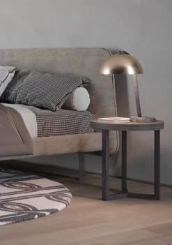 Letto imbottito con giroletto Blade Giessegi a prezzo ribassato