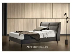 Letto imbottito con piedini Join * Samoa a prezzo scontato