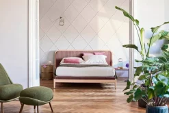 Letto imbottito modello Amante di Pianca scontato 31%