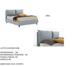 Letto imbottito modello Box bed di Gienne scontato 47%