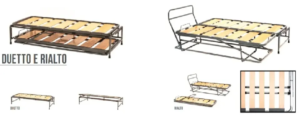 Letto imbottito modello Divano doppio letto artigianale onda di Artigianale scontato 10%