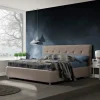 Letto imbottito modello Domino di Artigiana letti scontato 35%