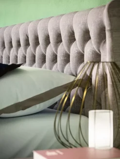 Letto imbottito modello King di giessegi di Giessegi scontato 40%