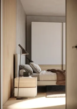 Letto imbottito modello Kudo di Giessegi scontato 40%