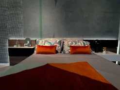 Letto imbottito modello Letto space di Novamobili scontato 30%