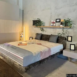 Letto imbottito modello Letto mod. magia di Lettissimi scontato 40%