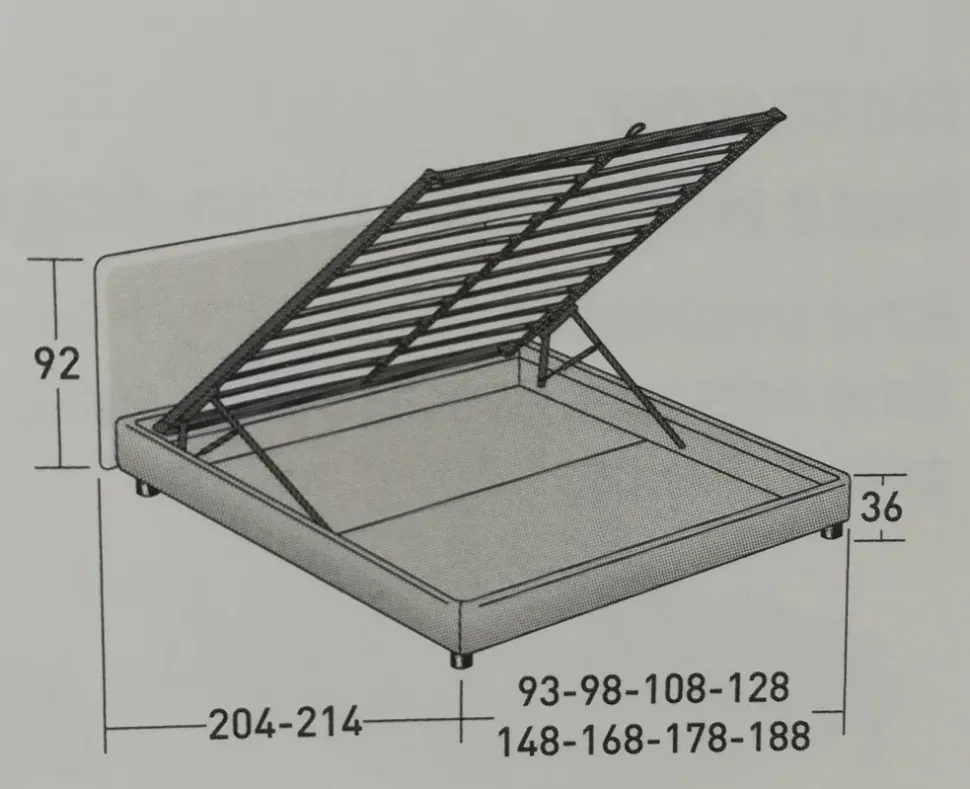 Letto imbottito modello Notturno: scopri il prezzo