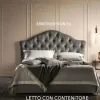Letto imbottito modello Queen * di Samoa scontato 35%