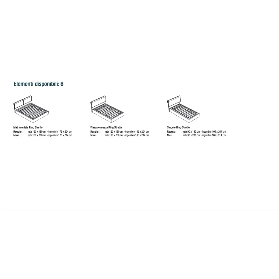 Letto imbottito modello Victoria di Collezione esclusiva scontato 45%