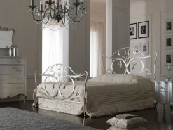 Letto in ferro battuto con giroletto David * Florentia bed a prezzo scontato