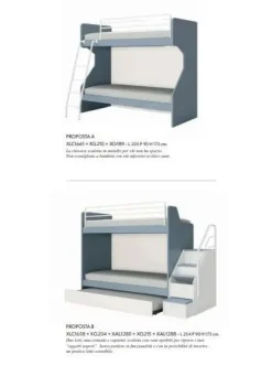 Letto in laccato con gambe Letto a castello Zg mobili a prezzo ribassato