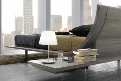 Letto in laccato con gambe Aqua Presotto a prezzo ribassato