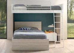 Letto in laccato modello Maxi di Zg mobili scontato 40%