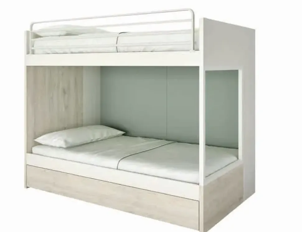 Letto in laccato modello Maxi di Zg mobili scontato 40%