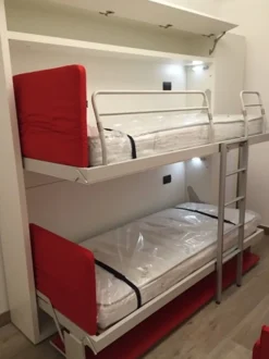 Letto in legno a scomparsa Kali duo board 2200 Collezione esclusiva a prezzo ribassato