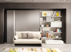Letto in legno a scomparsa Penelope 2 sofa' Clei a prezzo scontato