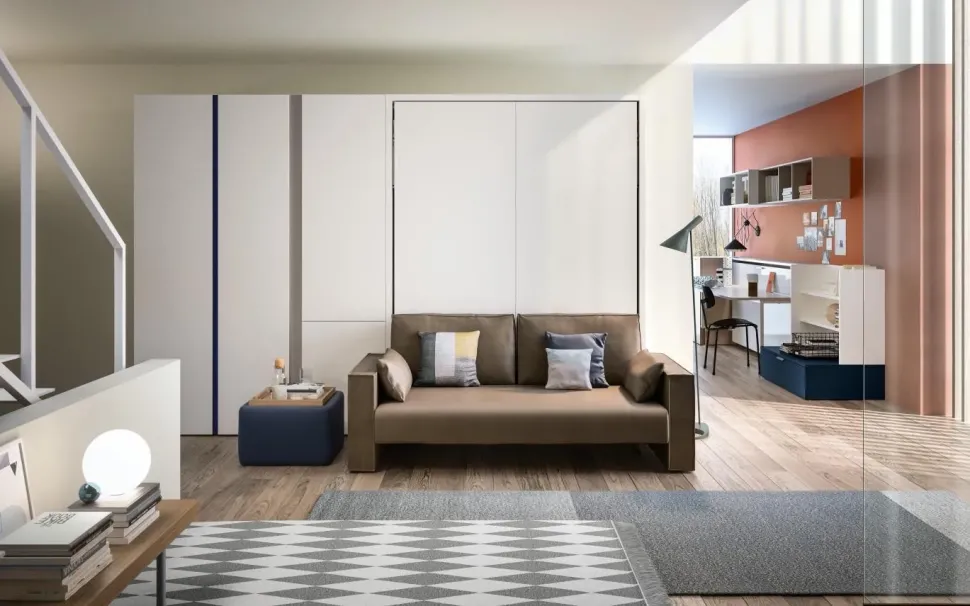 Letto in legno a scomparsa Penelope 2 sofa' Clei a prezzo scontato