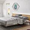 Letto in legno con gambe Letto effetto sospeso Sangiacomo a prezzo ribassato