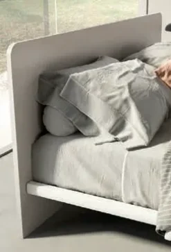 Letto in legno con gambe Quadro matrimoniale Zg mobili a prezzo scontato
