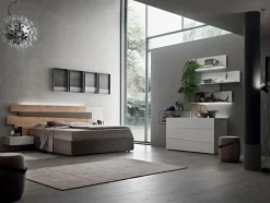 Letto in legno con gambe Scudo Maronese a prezzo ribassato