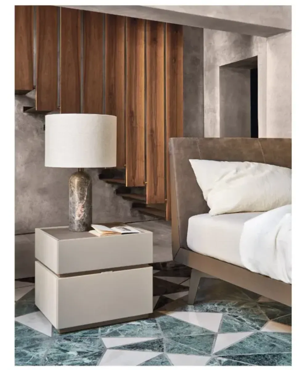 Letto in legno con piedini Febo 2|0 Sangiacomo a prezzo scontato