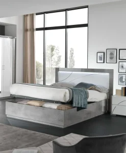 Letto in legno modello Letto milano di Artigianale scontato 50%