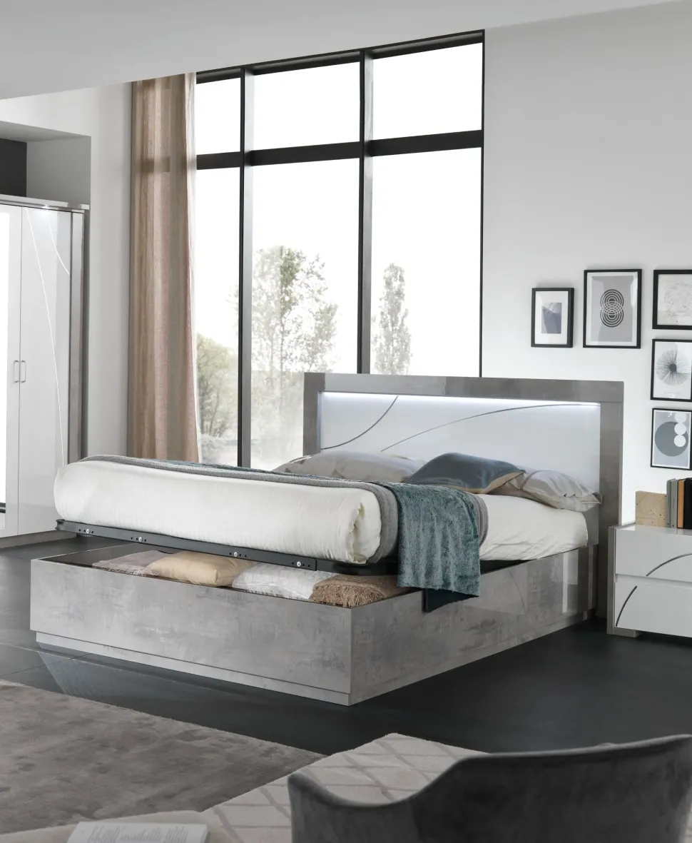 Letto in legno modello Letto milano di Artigianale scontato 50%