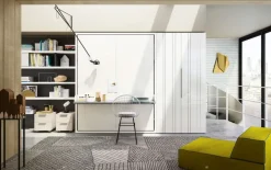 Letto in legno modello Penelope 2 board 177 p. cm 62,3 di Clei scontato 30%