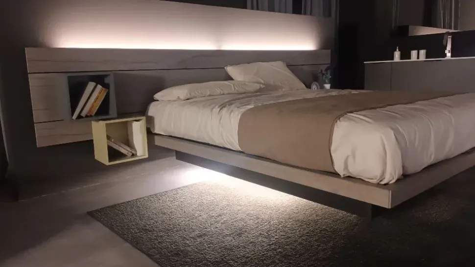 Letto in legno modello Sorvolo di Fimar scontato 27%