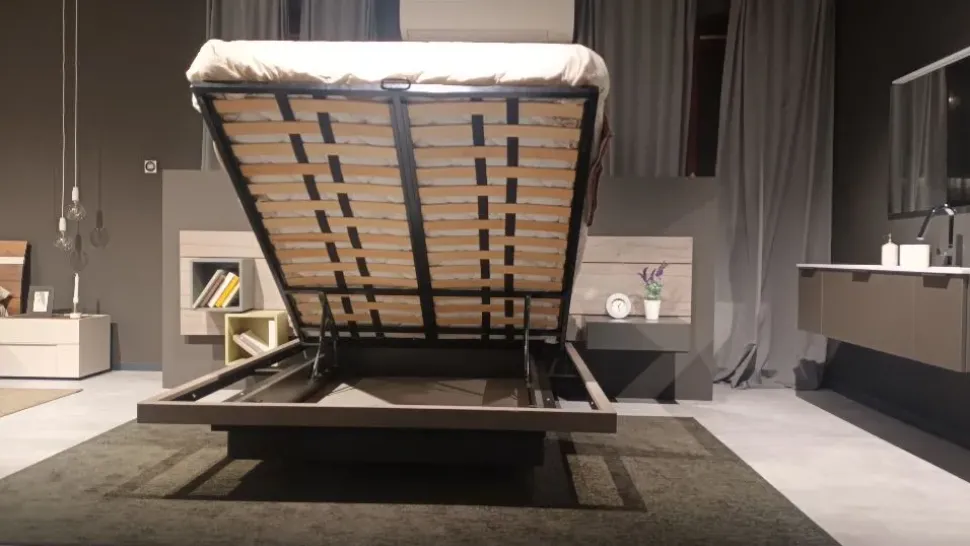 Letto in legno modello Sorvolo di Fimar scontato 27%