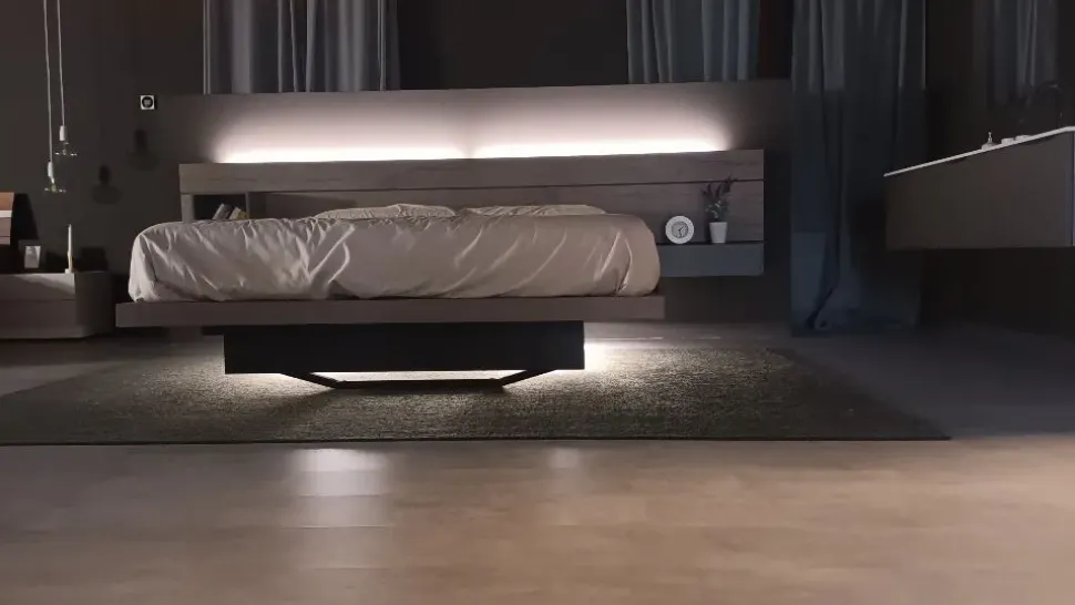 Letto in legno modello Sorvolo di Fimar scontato 27%