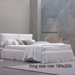 Letto king size classico Giselle Twils a prezzo ribassato