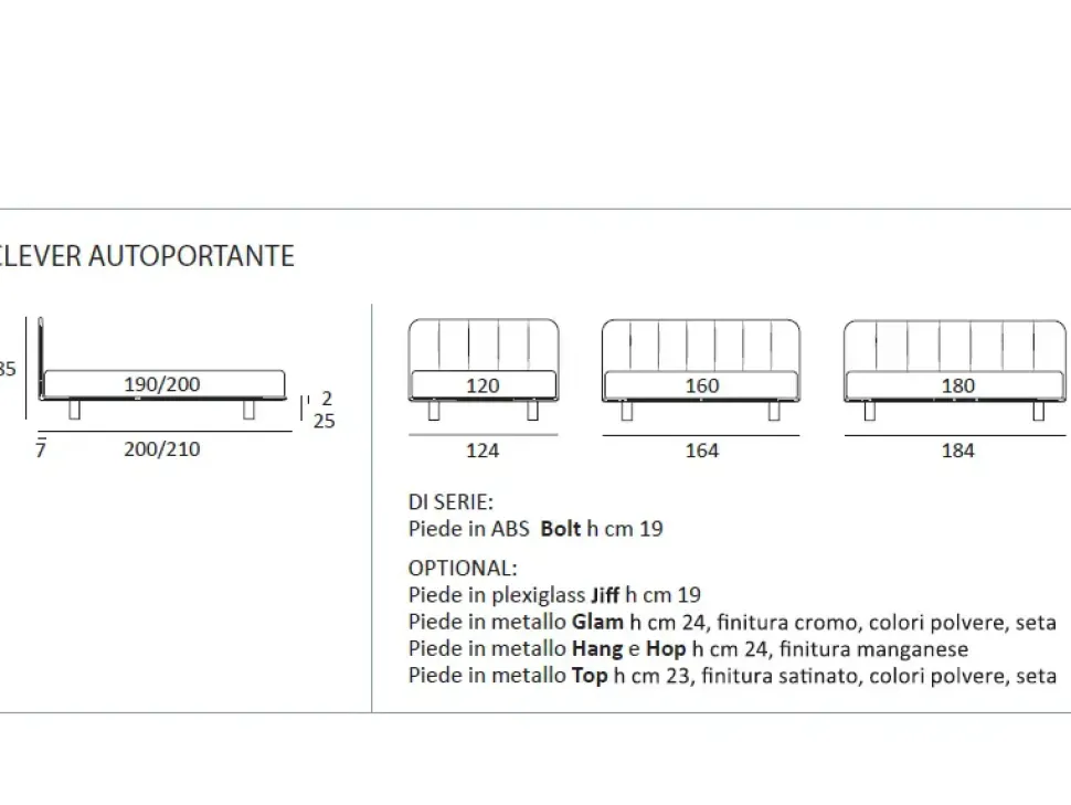 Letto king size Clever Samoa con uno sconto IMPERDIBILE