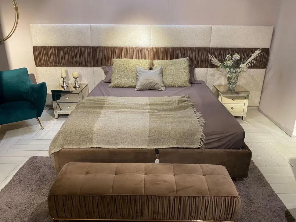 Letto king size con contenitore Infinity Novaluna a prezzo scontato