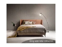 Letto king size con giroletto Hug lift Samoa a prezzo ribassato