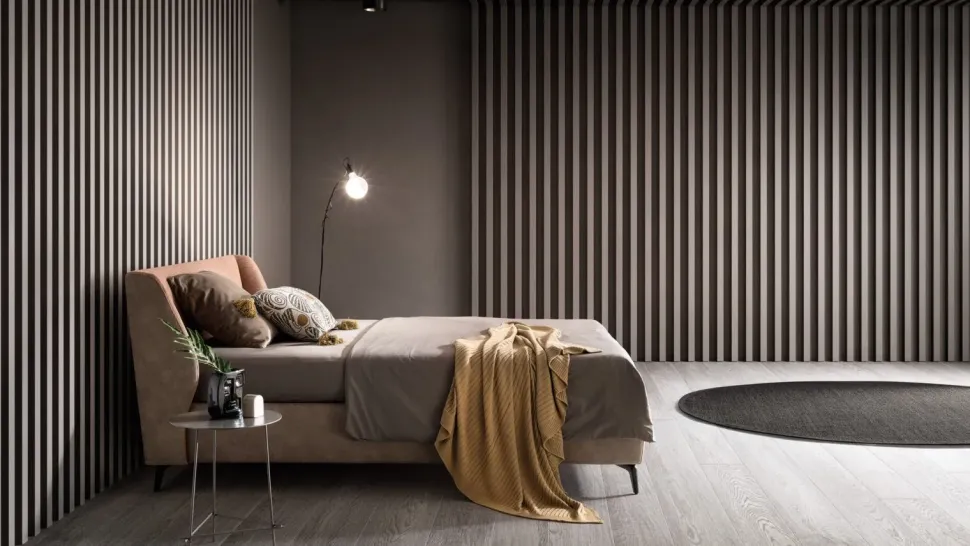 Letto king size con giroletto Hug lift Samoa a prezzo ribassato