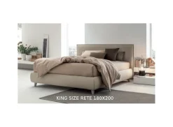 Letto king size con piedini Pascal V&nice a prezzo scontato