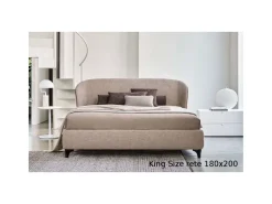 Letto king size design Carnaby Twils a prezzo ribassato