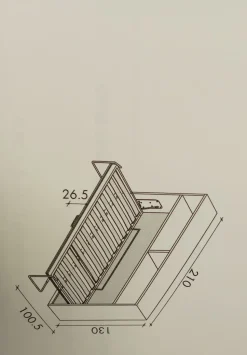 LETTO Letto a ribalta orizzontale Zg mobili a PREZZI OUTLET