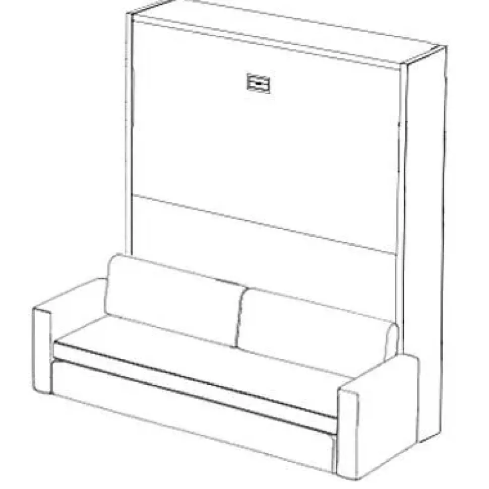 Letto Letto a scomparsa matrimoniale divano eraldo Artigianale SCONTATO a PREZZI OUTLET