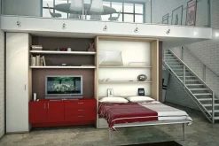 Letto Letto a scomparsa sity matrimoniale di Artigianale scontato del 27%