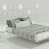 LETTO Letto alta qualita cerchio italiano con comodini  Md work SCONTATO