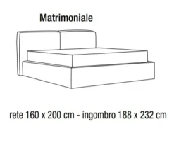 Letto Letto contenitore pronta consegna fine serie  Md work SCONTATO a PREZZI OUTLET