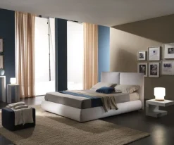 LETTO Letto extra large velluto Md work SCONTATO