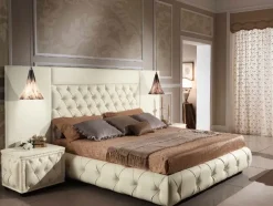 Letto Letto imperiale pelle luxury italia di Md work scontato del 47%