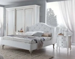 LETTO Letto matr. mod.eros capitonnè in promo-sconto 30% Eurodesign in OFFERTA OUTLET